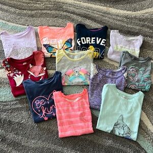 Girls Short Sleeve Tee Bundle Lot 7/8